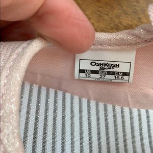OshKosh B'gosh Shoes - Osh Kosh Pale Pink sparkle sneakers OshKosh B'gosh Shoes - Osh Kosh Pale Pink sparkle sneakers